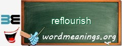 WordMeaning blackboard for reflourish